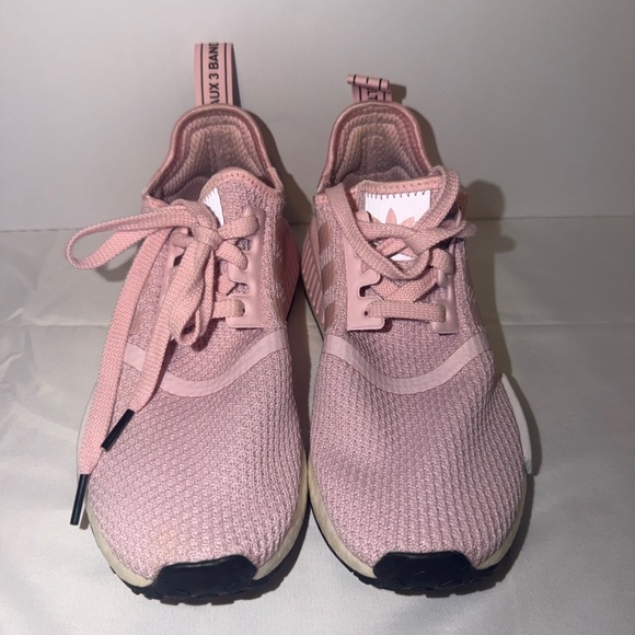 Adidas Light Pink and Navy Sneakers - Picture 2 of 6